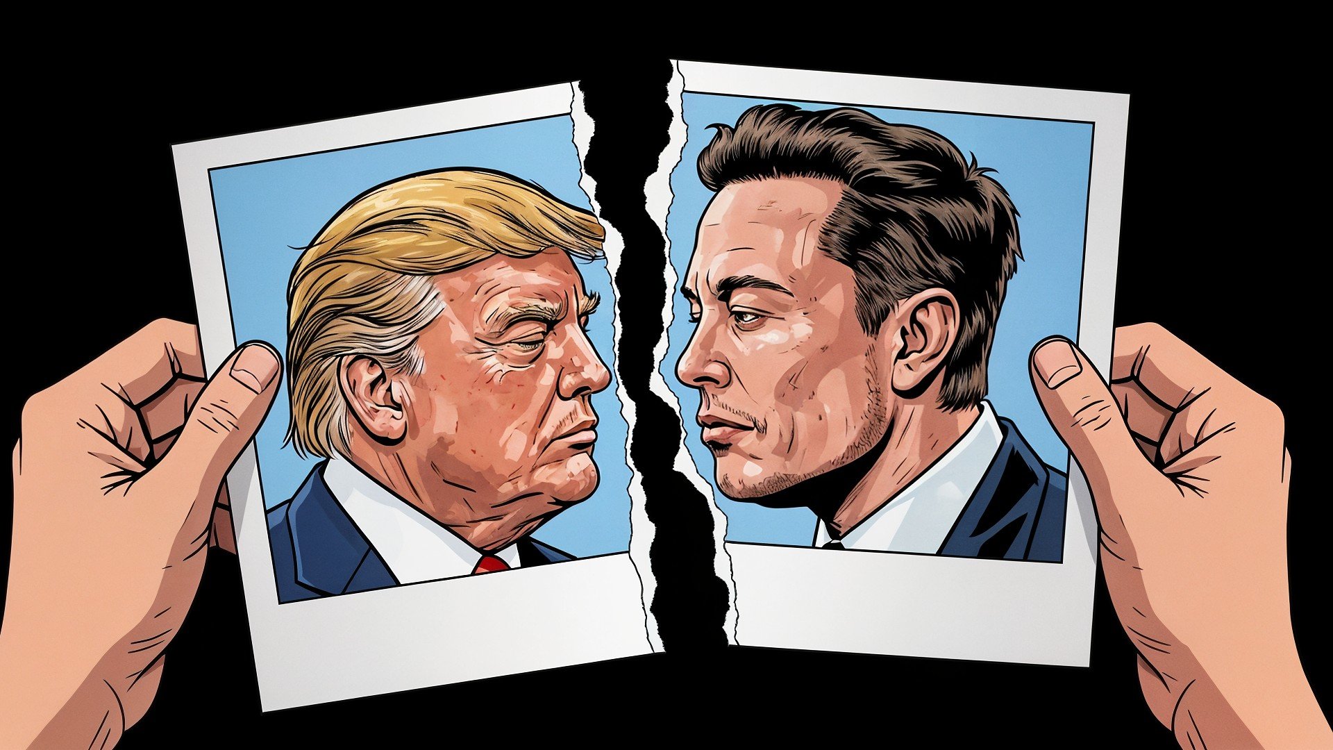 Elon Musk, Politik, Donald Trump, Fotografie, US-Präsident, Foto, Frustration, Beziehung, Freundschaft, gebrochenes Herz