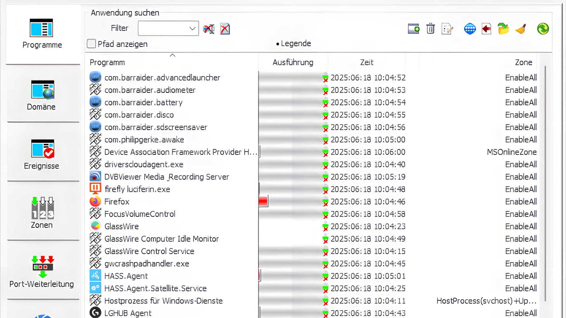 Sicherheit, Firewall, Windows 11 Firewall Control