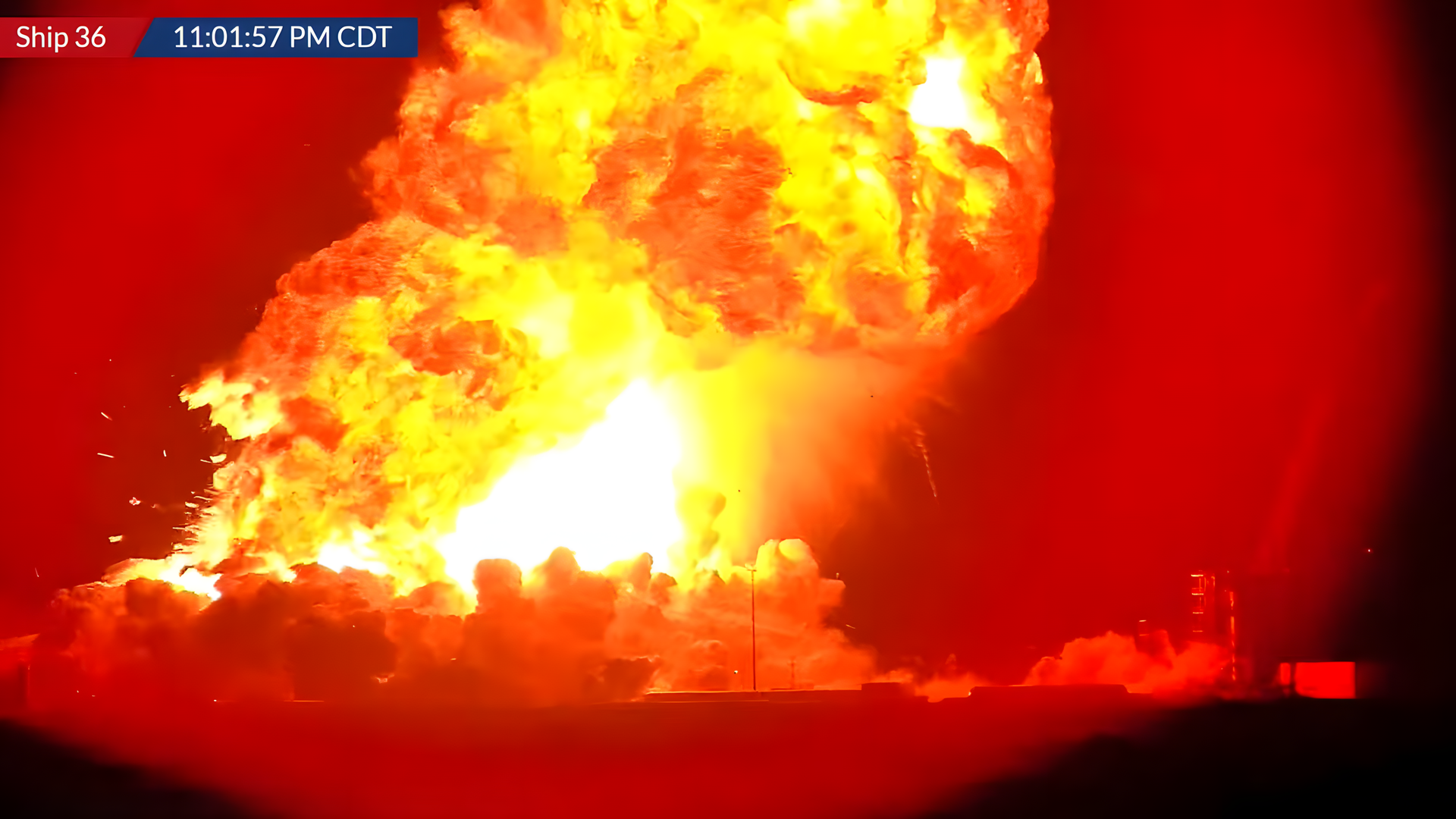 Test, Spacex, Rakete, Starship, Explosion, Super Heavy, Ship 36