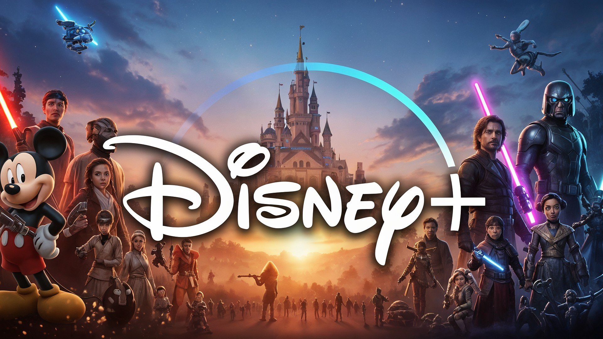 Streaming, Logo, Tv, Fernsehen, Videoplattform, Stream, Serien, Filme, Disney+, Videostreaming, Streamingportal, Disney, Disney Plus, Streamingdienst, Star, Disney Star, Disney Plus Star