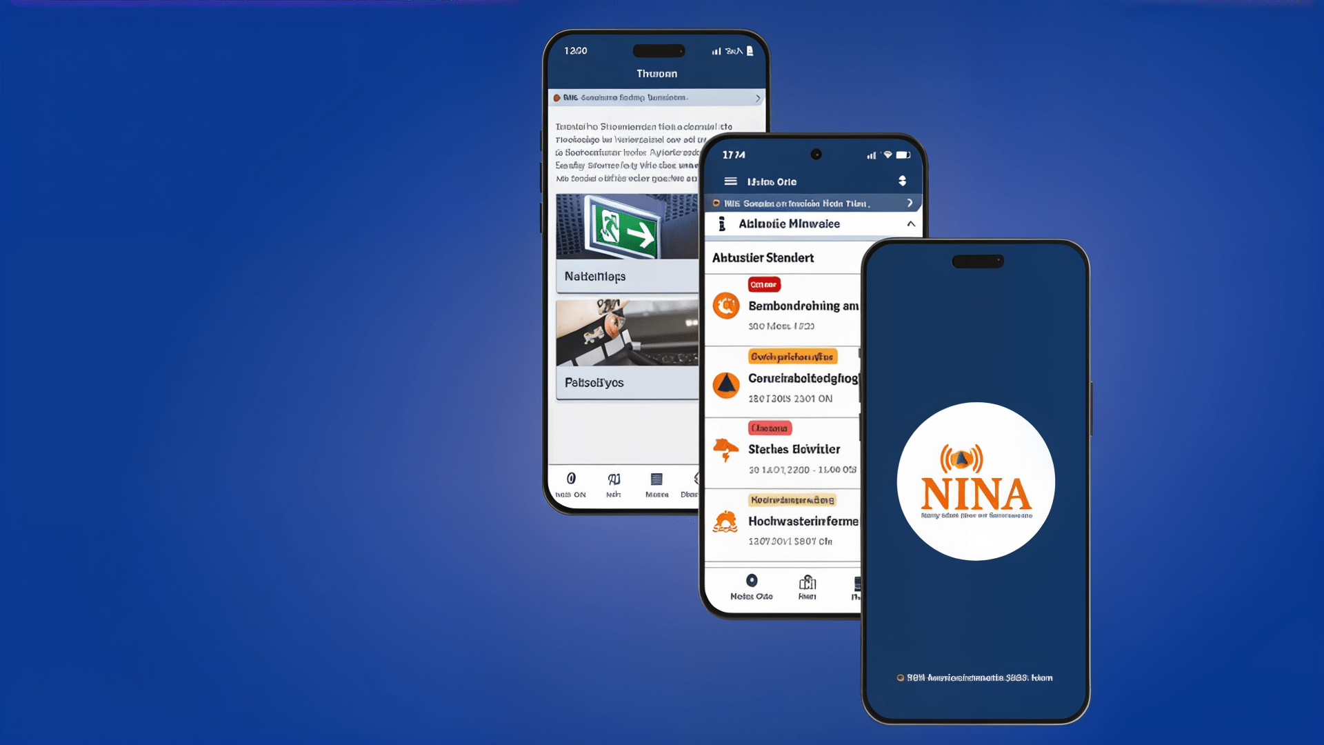 Digitale Sicherheit, Katastrophenschutz, Bevölkerungsschutz, Warnmeldungen, Zivilschutz, Mobile Sicherheit, NINA-App, Notfall-Informations-App, Smartphone-Anwendung, Gefahrenmeldungen, Notfallvorsorge, Behörden-App, Krisenmanagement, Bürgerinformation, Notfallwarnsystem