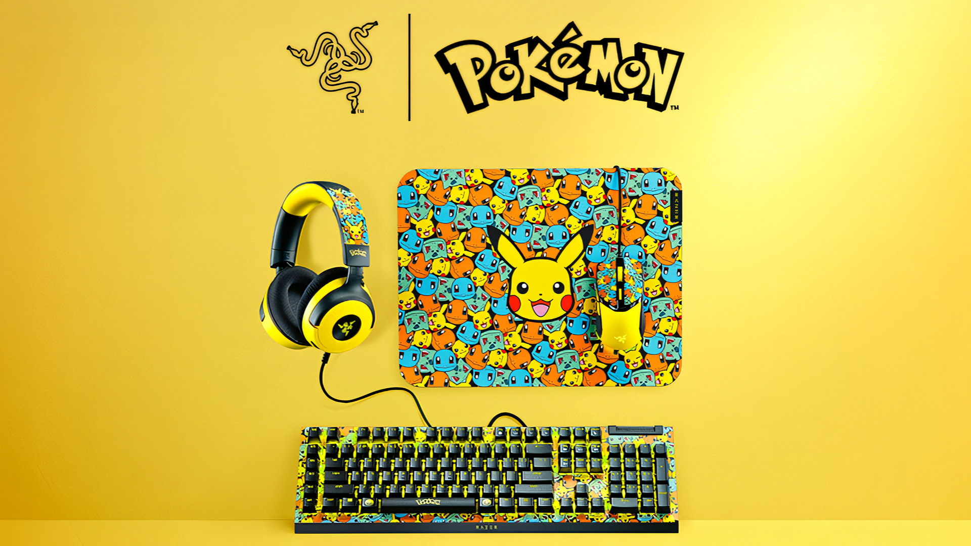 Gaming, Kopfhörer, Headset, Tastatur, Keyboard, Zubehör, Maus, Razer, Pokemon, Peripherie, Mouse, Limited Edition, Mauspad, collection