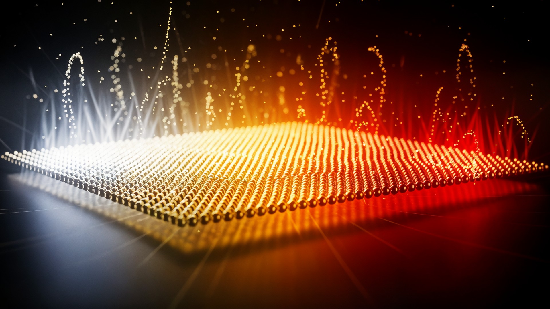 Physik, Temperatur, Gold, Hitze, Messung, Präzision, Temperaturmessung, Wärmegrad, Goldatome, Entrophie, Superheated