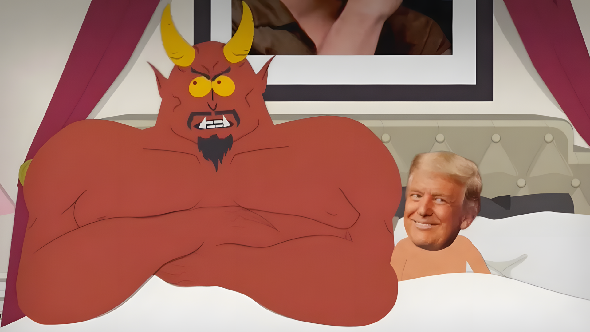 Donald Trump, trump, South Park, Satan