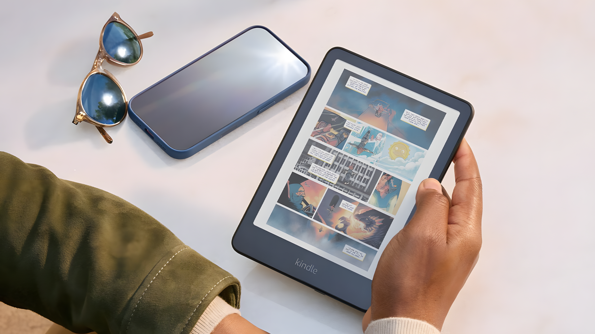 Amazon, Kindle, E-Book, E-Book-Reader, Amazon Kindle, E-Reader, Farbe, Kindle Colorsoft