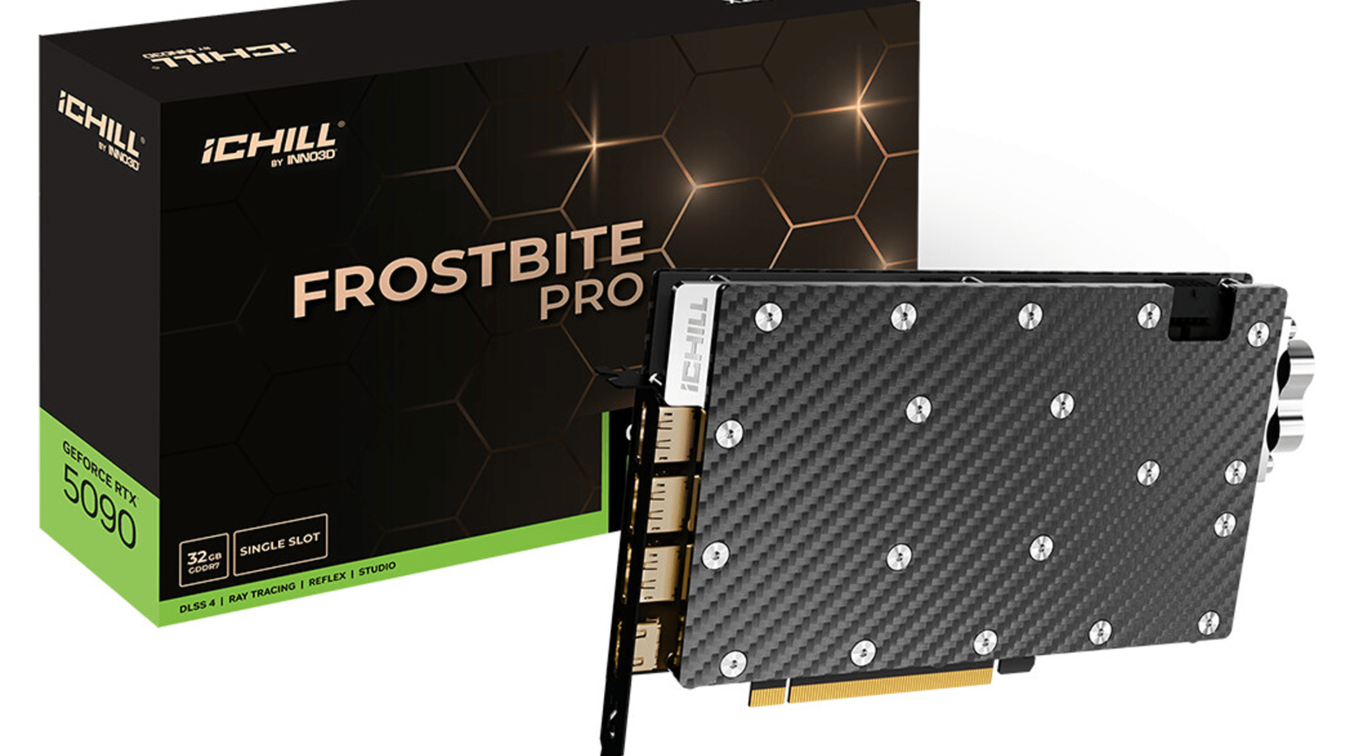 Gaming, Nvidia, Gpu, Grafikkarte, Grafikkarten, Geforce, Grafik, Grafikchip, Nvidia Geforce, Grafikeinheit, Blackwell, Wasserkühlung, Flüssigkühlung, Nvidia GeForce RTX 5090, Nvidia GeForce RTX 5080, Inno3D, Alphacool, iChill, Frostbite Pro