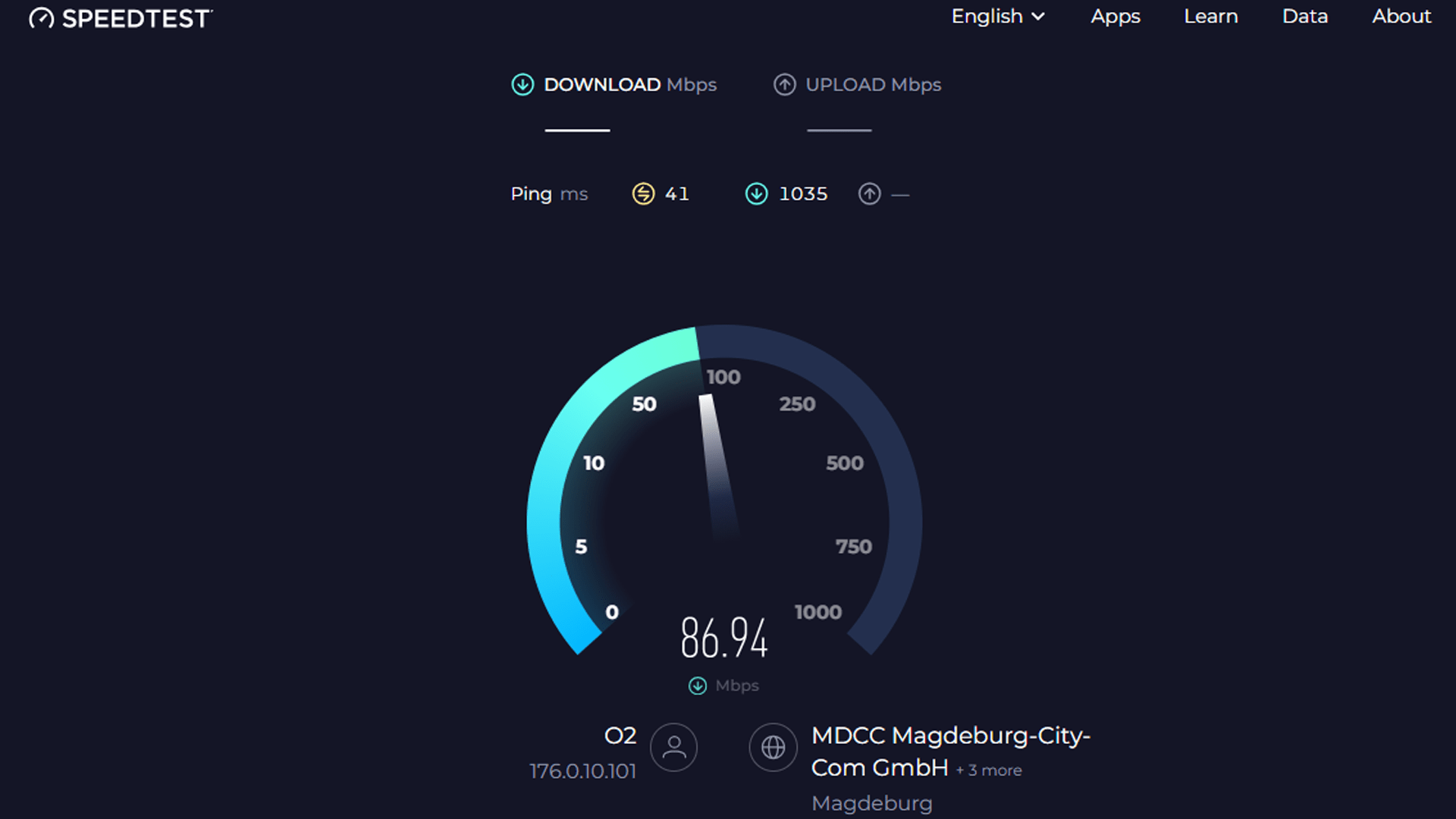 Geschwindigkeit, Übertragungsrate, Speedtest, Datenrate, Ookla, Speedtest.net