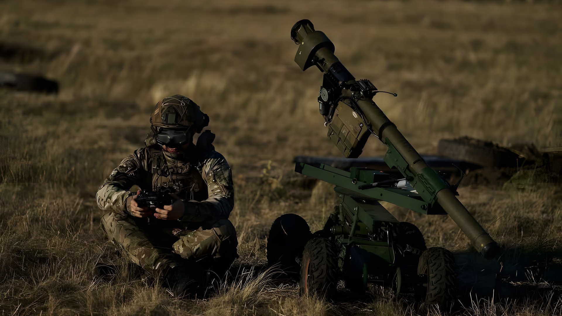 Roboter, Ukraine, Raketenwerfer, Igla