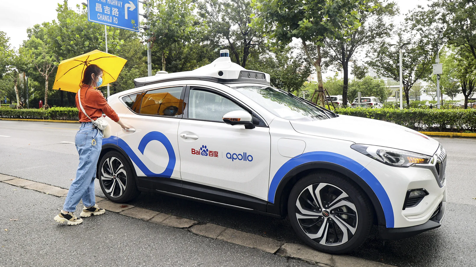 Selbstfahrendes Auto, autonomes Fahren, Mobilität, Robotaxi, Baidu, Apollo Go