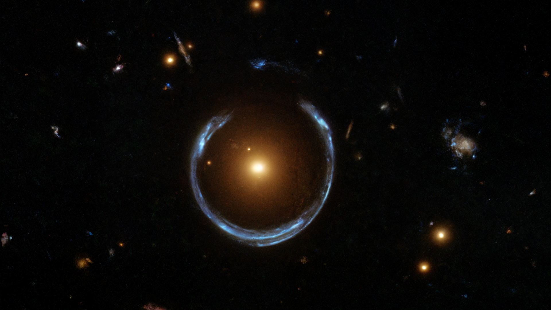 Astronomie, Gravitationslinse, Cosmic Horseshoe
