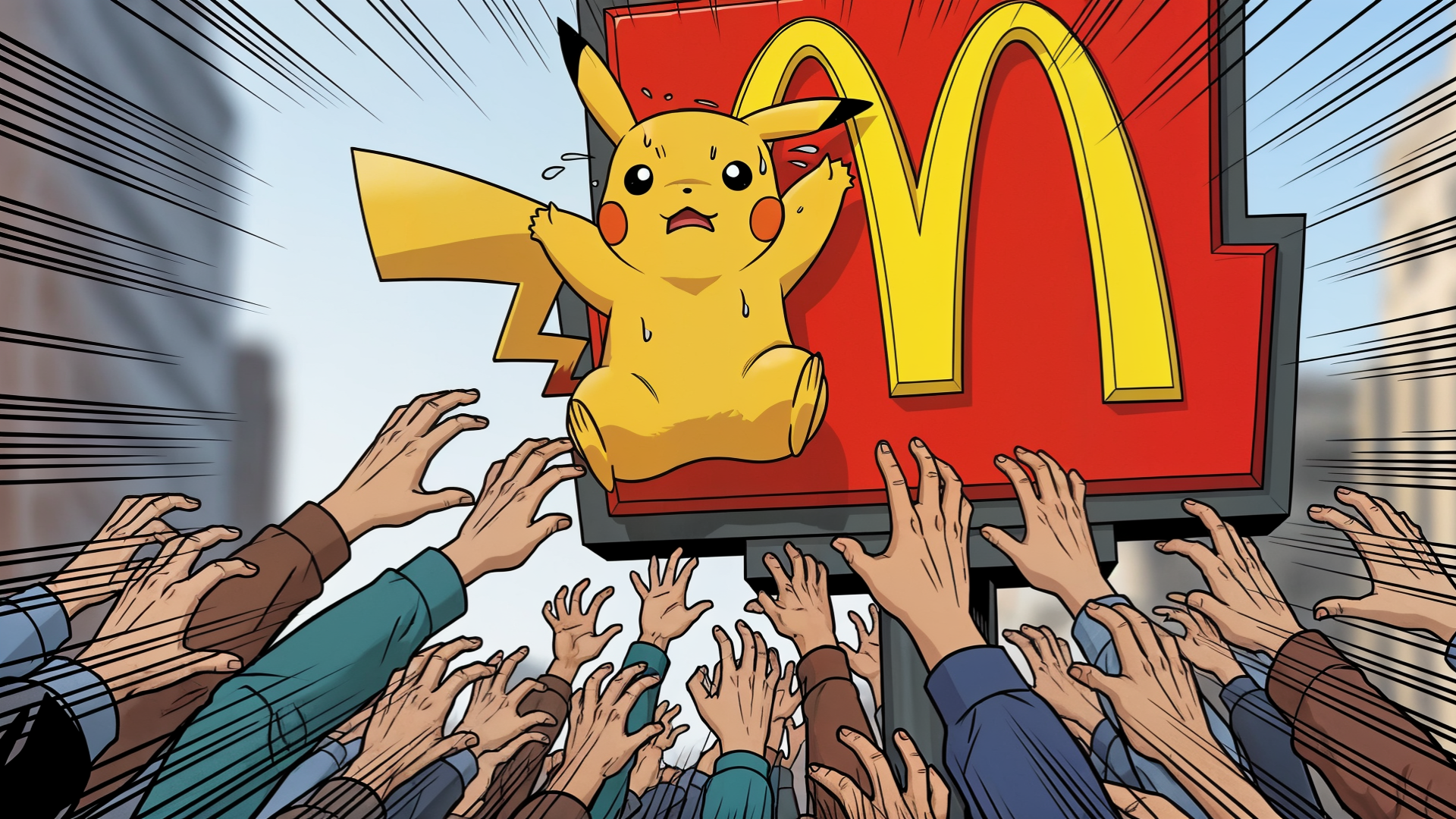 Pokemon, Pikachu, McDonald's, Fastfood