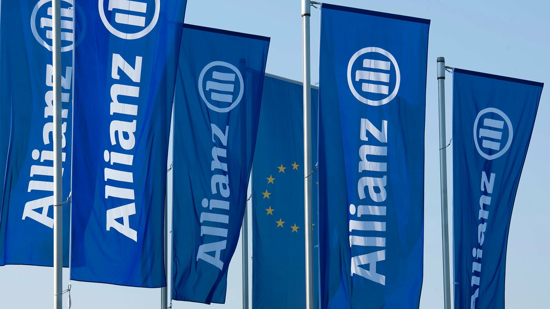 Logo, Fahnen, Allianz, Versicherungen, Allianz Life