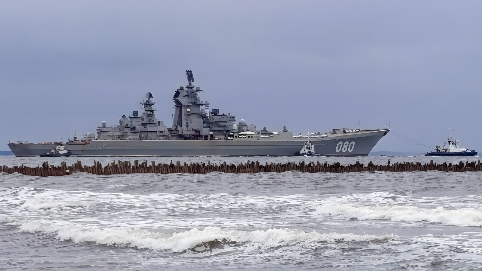 Russland, Kriegsschiff, Admiral Nachimow, Atomkreuzer, Lenkwaffenkreuzer