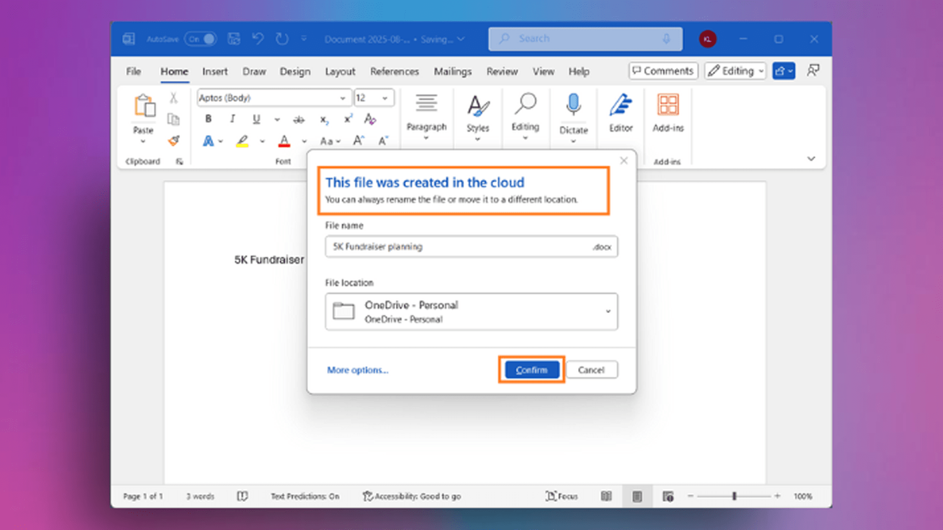 microsoft 365, Word, Microsoft Word, Auto-Save