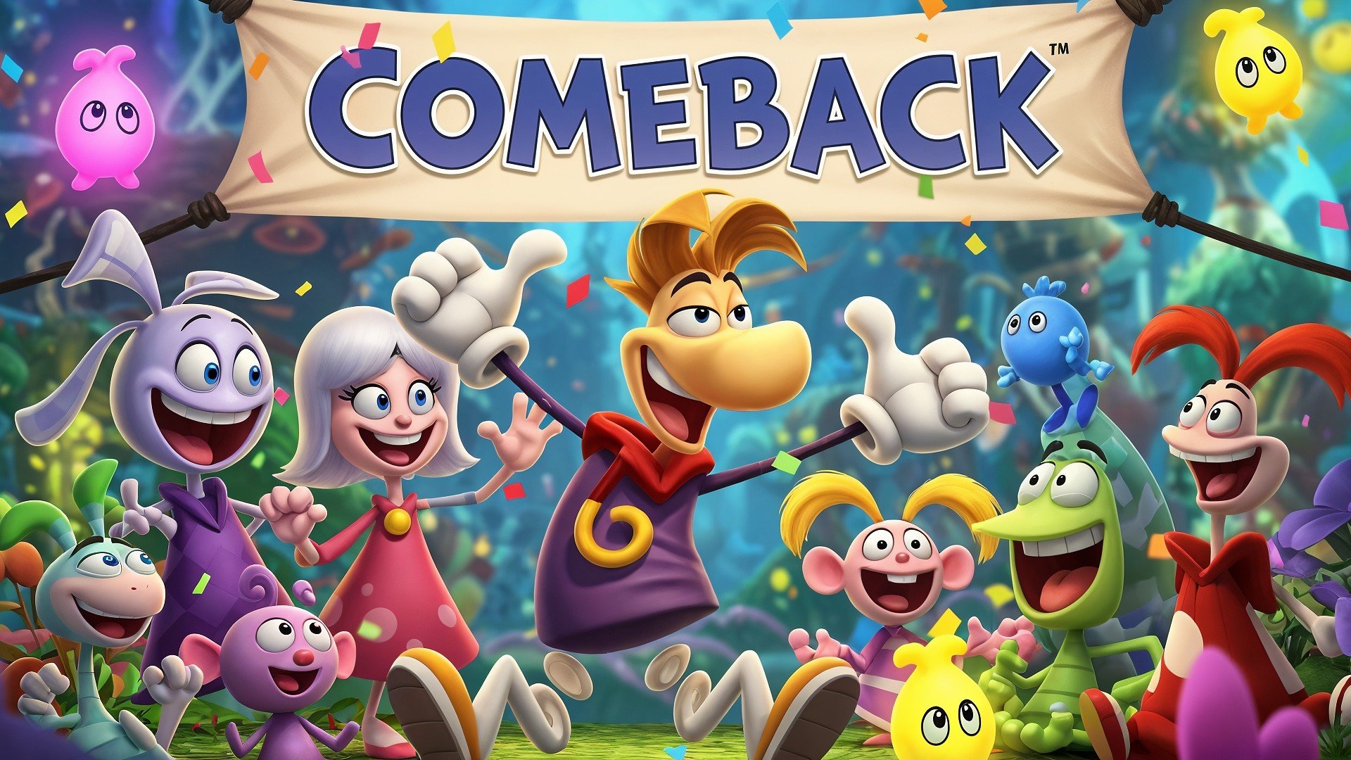 Gaming, Spiele, Games, Ubisoft, Jump & Run, Comeback, Rayman