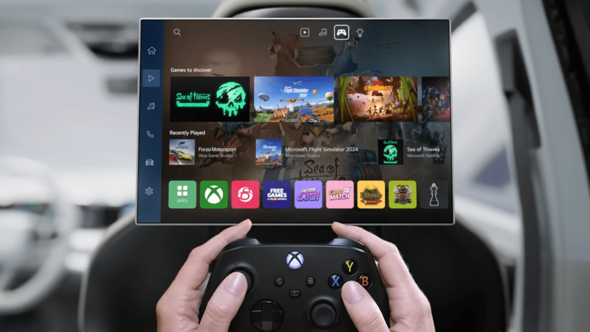LG, Webos, Xbox Cloud Gaming, Xbox App, Automotive Content Platform, ACP
