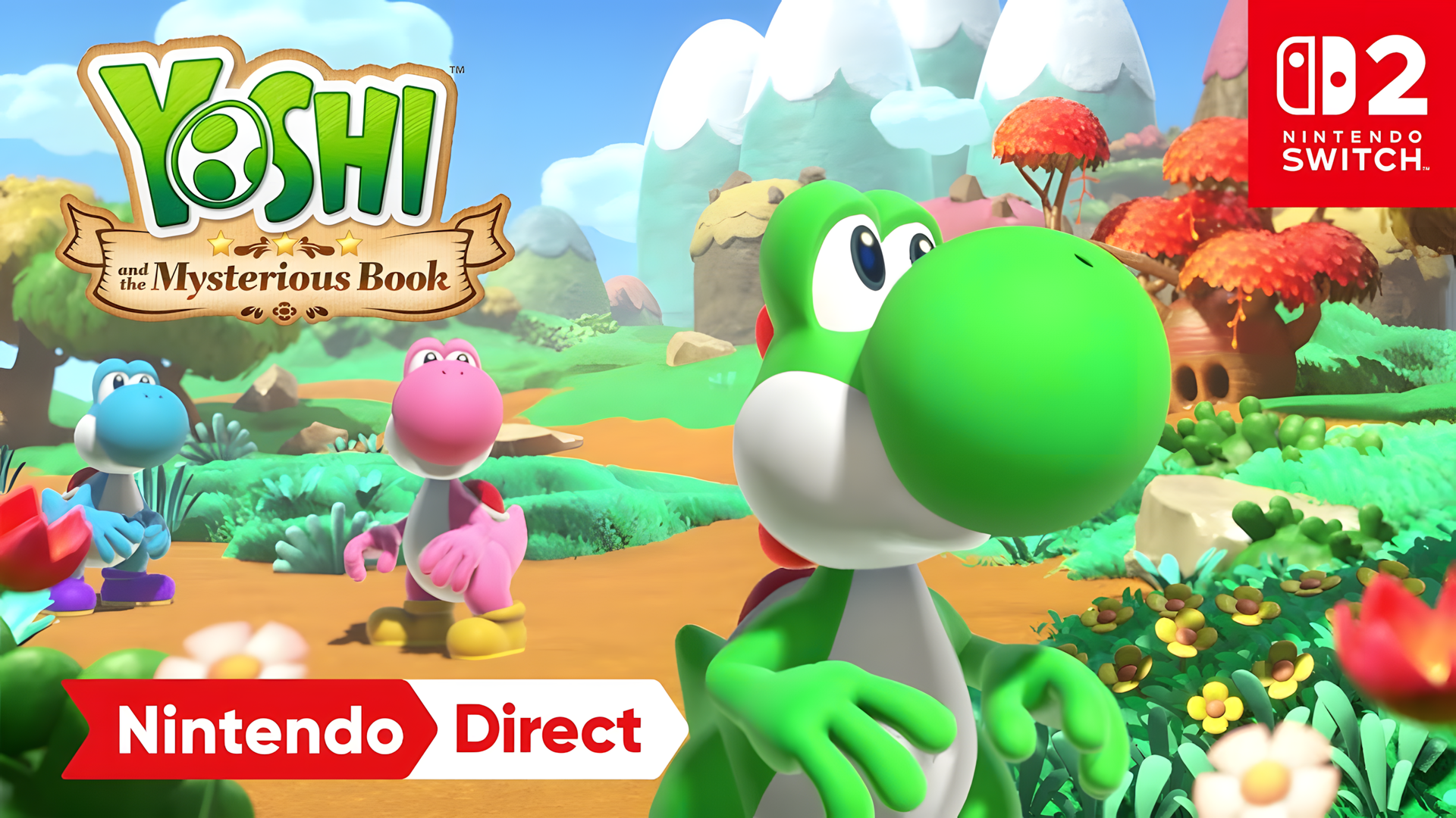 Trailer, Gaming, Nintendo, Nintendo Switch, Switch, Nintendo Switch 2, Switch 2, Jump & Run, Nintendo Direct, Plattformer, Yoshi, Nintendo Direct 2025, Yoshi and the Mysterious Book