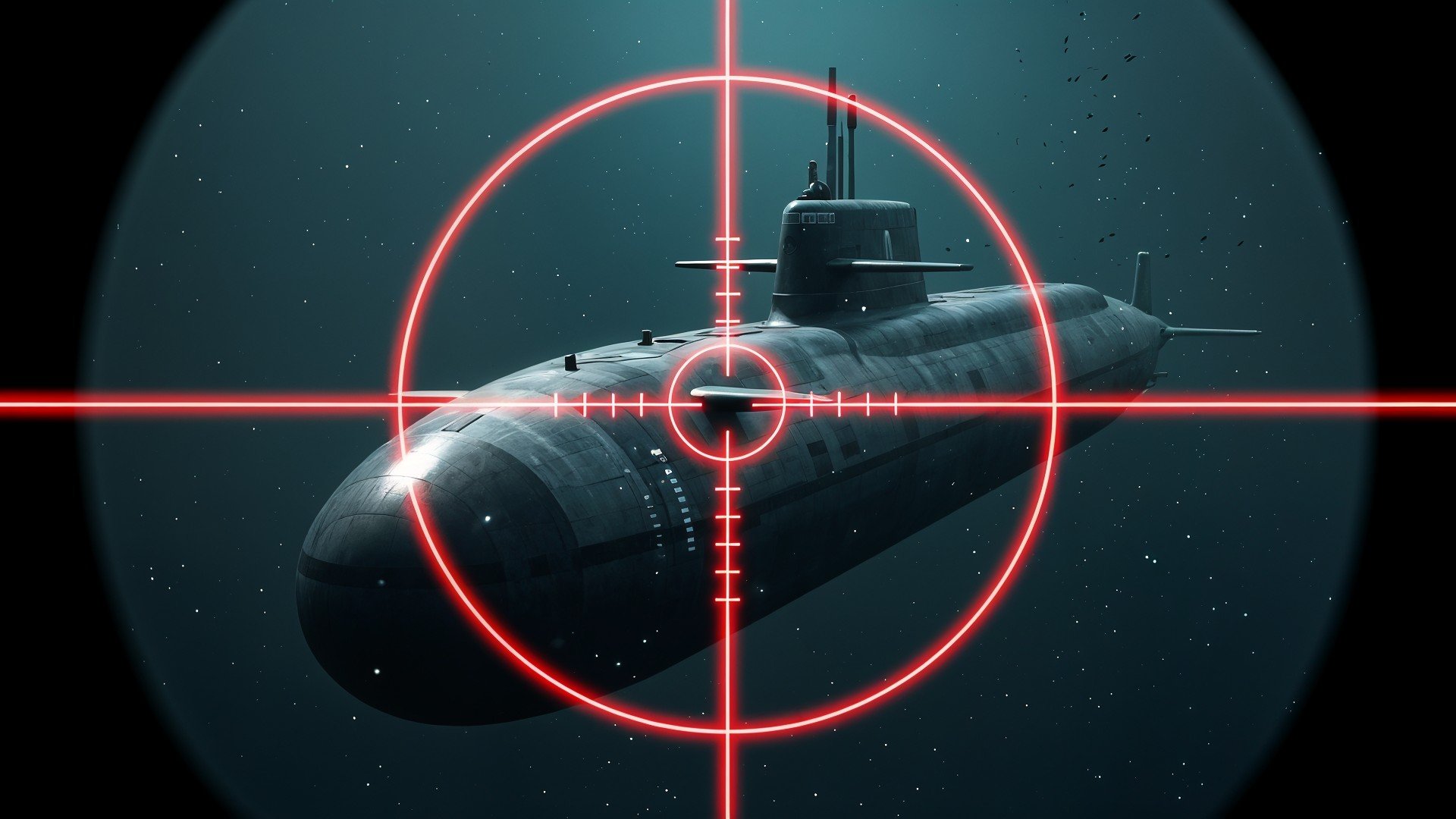 Technologie, Militär, Ozean, U-Boot, Geheim, Rot, Verteidigung, Militärtechnologie, Marine, Unterwasser, Kriegsschiff, Tiefsee, Rüstung, Taktik, Abwehrmaßnahmen, Unterwasserfahrzeug, Spannend, Fadenkreuz, Zielerfassung