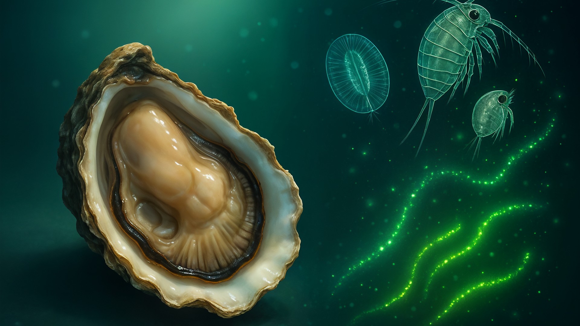 Meeresforschung, Meeresboden, Meeresbiologie, Biolumineszenz, Qualle, Ozeanografie, Unterwasserwelt, Auster, Plankton, Meeresökosystem, Krebstier, Meeresfrüchte, Meereslebewesen, Austernzucht, Meeresbiotechnologie