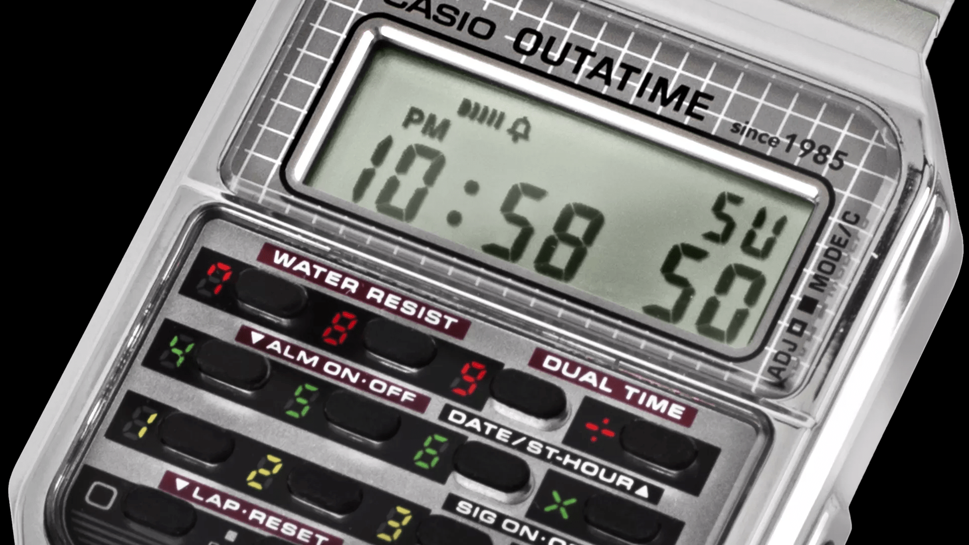Uhr, Armbanduhr, Limited Edition, Zurück In Die Zukunft, Back to the Future, Casio, CA-500WEBF-1A