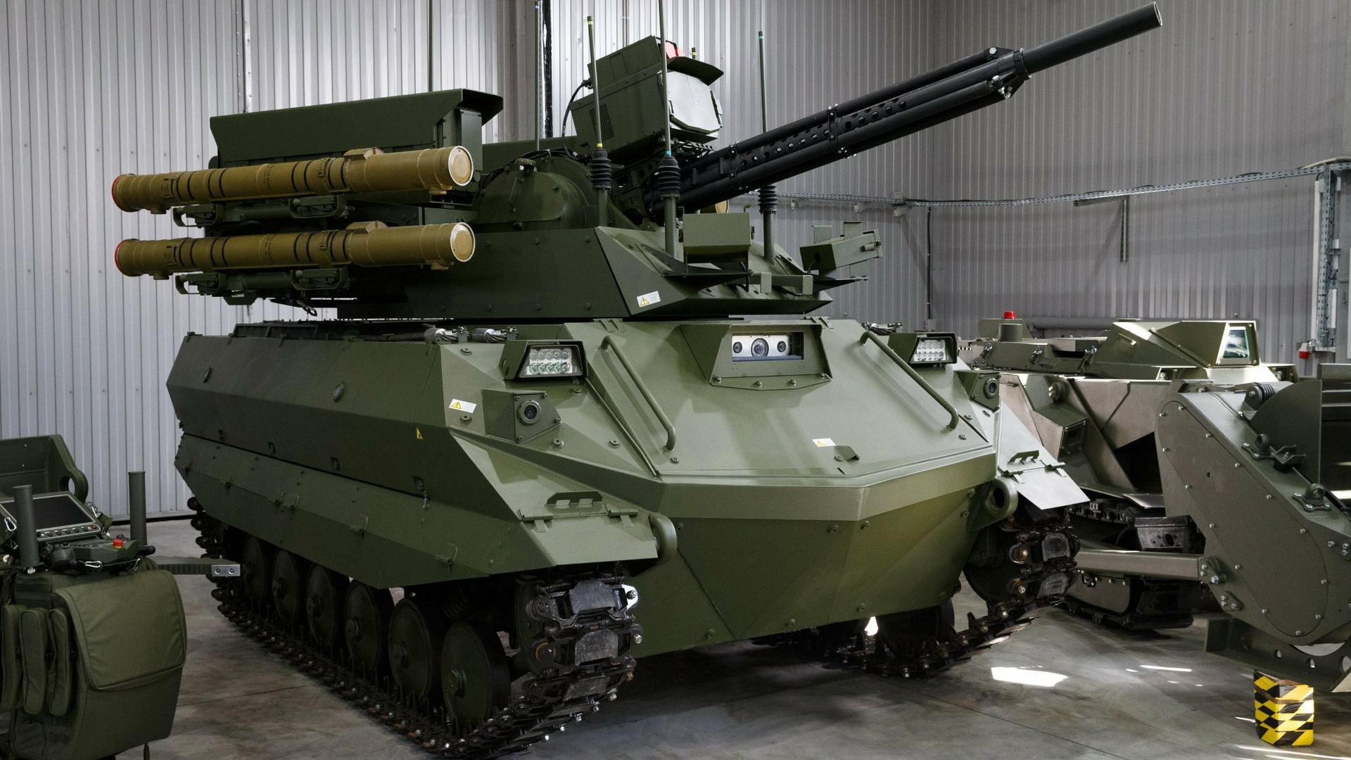 Russland, Roboterpanzer, Uran-9