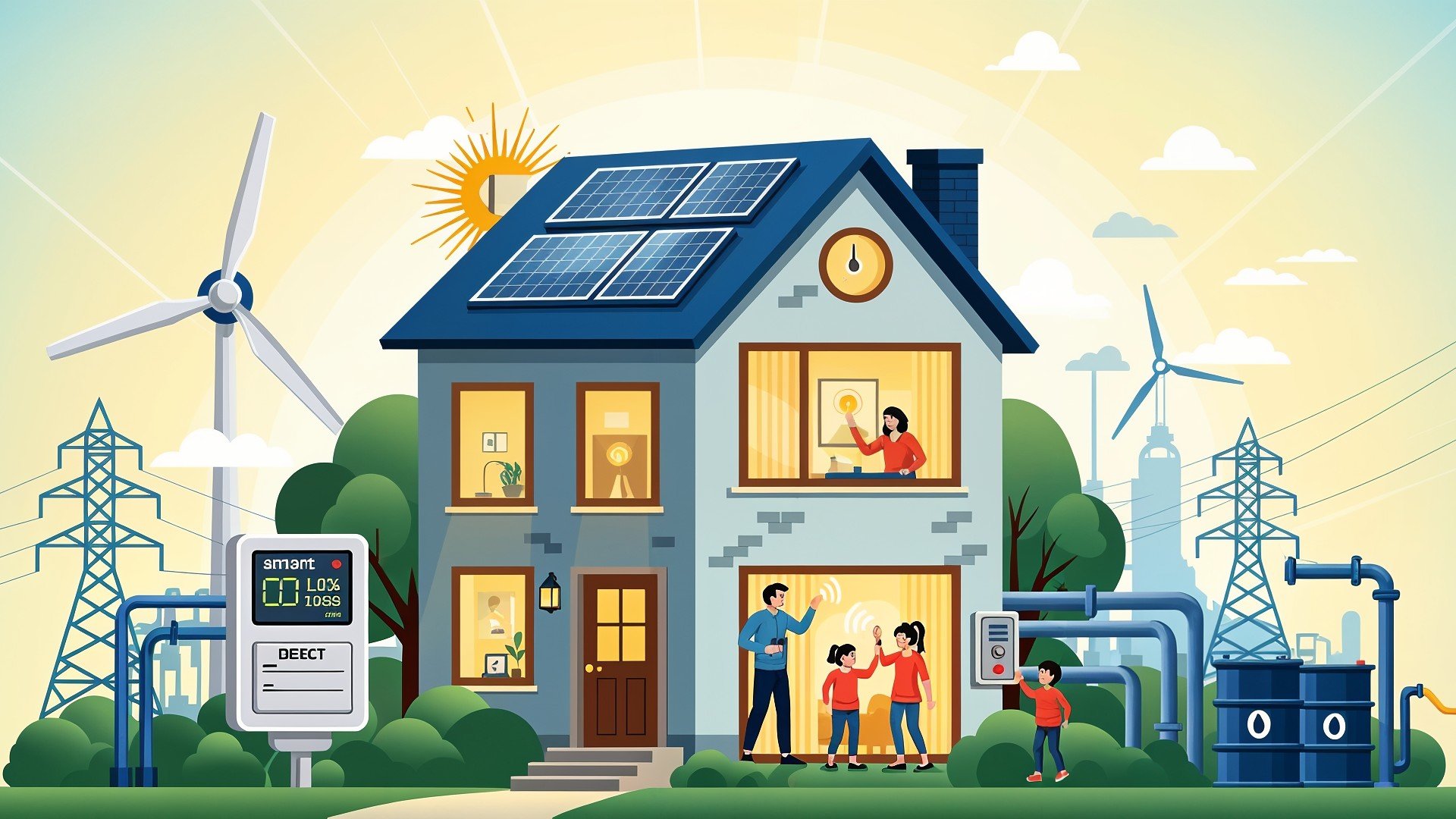Stromversorgung, Energieversorgung, Haushalt, Sparen, Glühbirne, Haus, Energiekosten, Stromkosten, Glühlampe, Gaspreis, Gaskosten