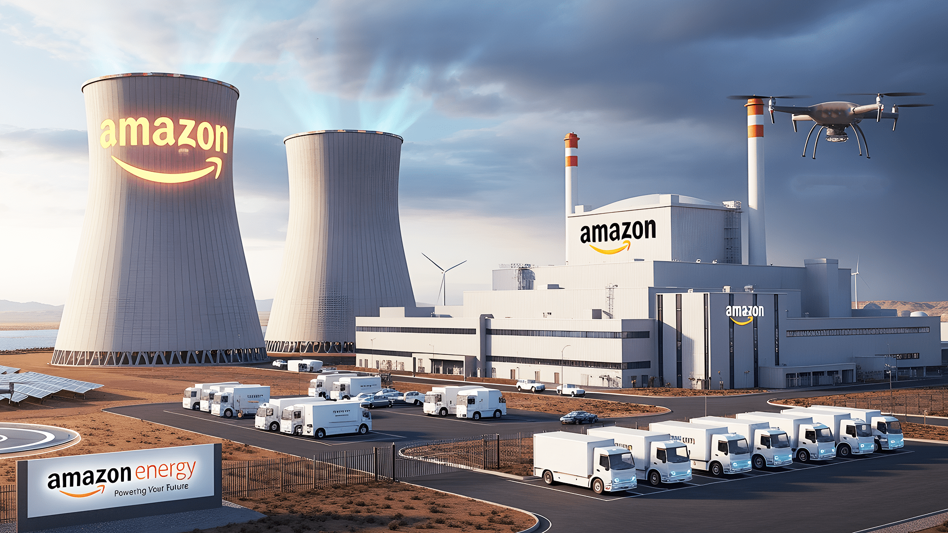 Amazon, Stromversorgung, Energieversorgung, Atomkraftwerk, Kraftwerk, Atomkraft, AKW, Nuklear, Kernkraftwerk, Kernkraft, SMR, Nukleartechnologie, Nuklearenergie
