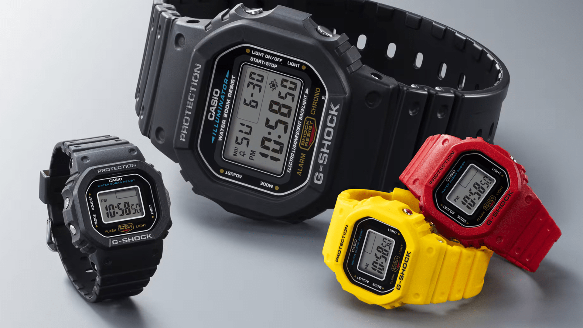 Uhr, Armbanduhr, Ring, Casio, G-Shock, DWN-5600