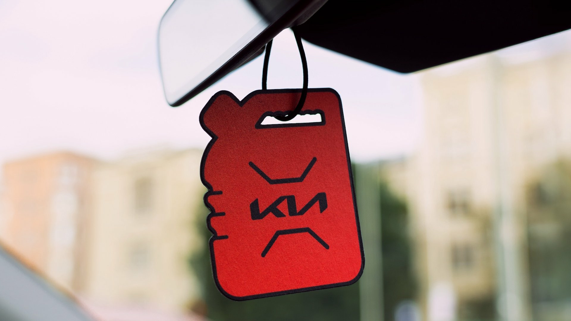 Kia, Benzin, Geruch, Lufterfrischer, Duftbaum, Duftbäumchen, Air Freshener, Kanister, Gerüche