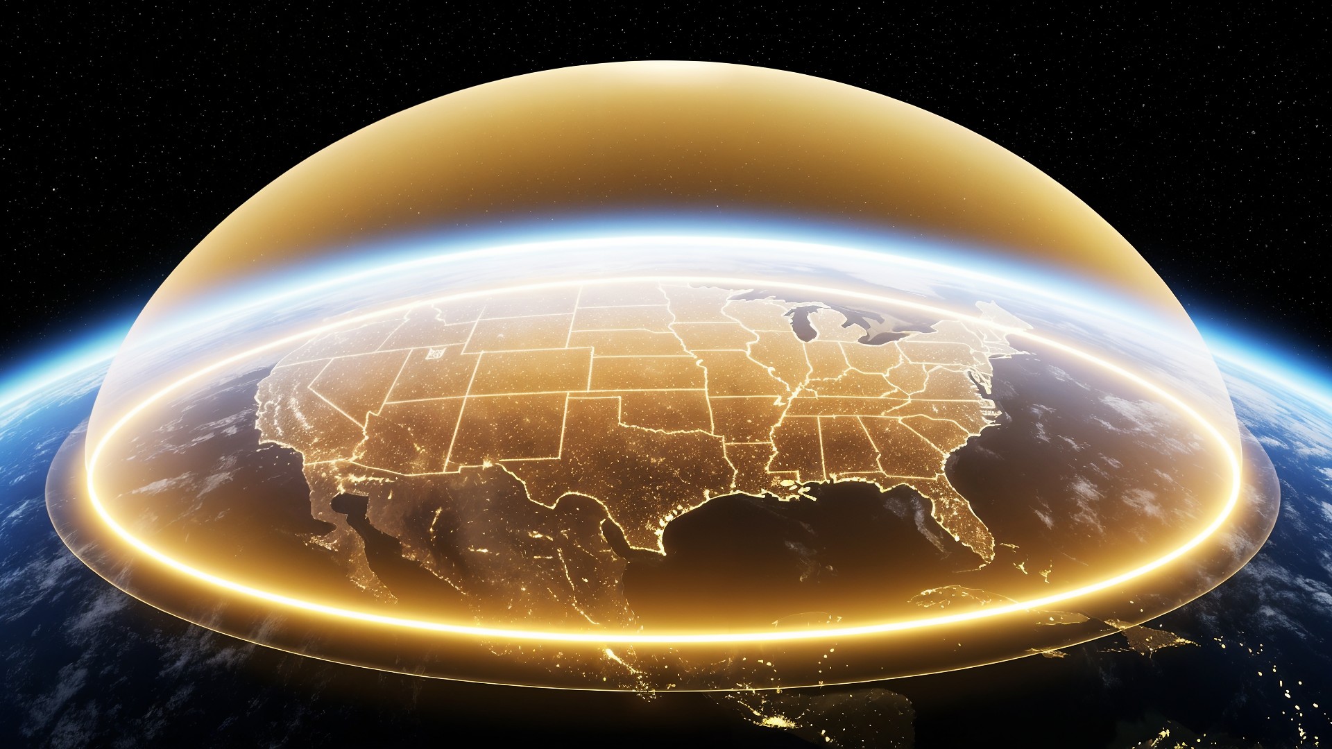 Usa, Weltraum, Donald Trump, trump, Präsident, Militär, Raketen, Schutzschild, Nuklearwaffen, Golden Dome, Kuppel