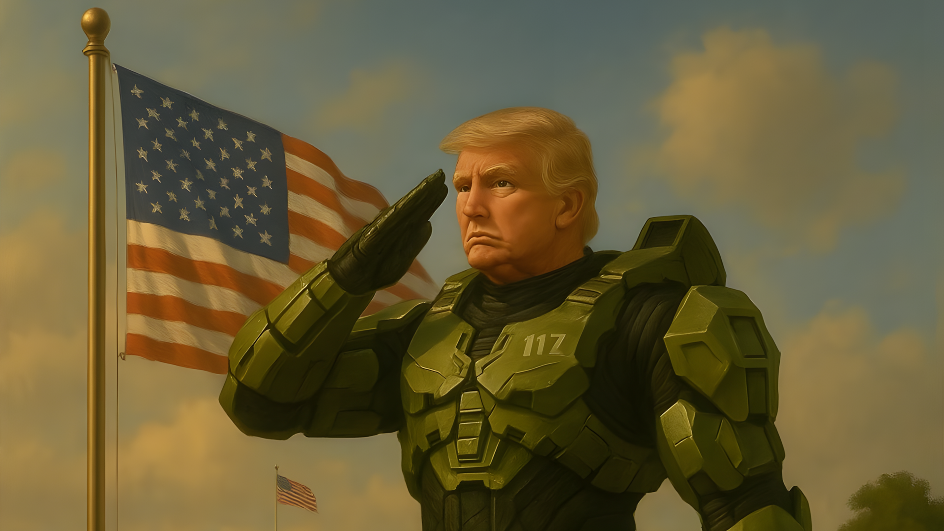 Donald Trump, trump, Halo, Weißes Haus, Meme