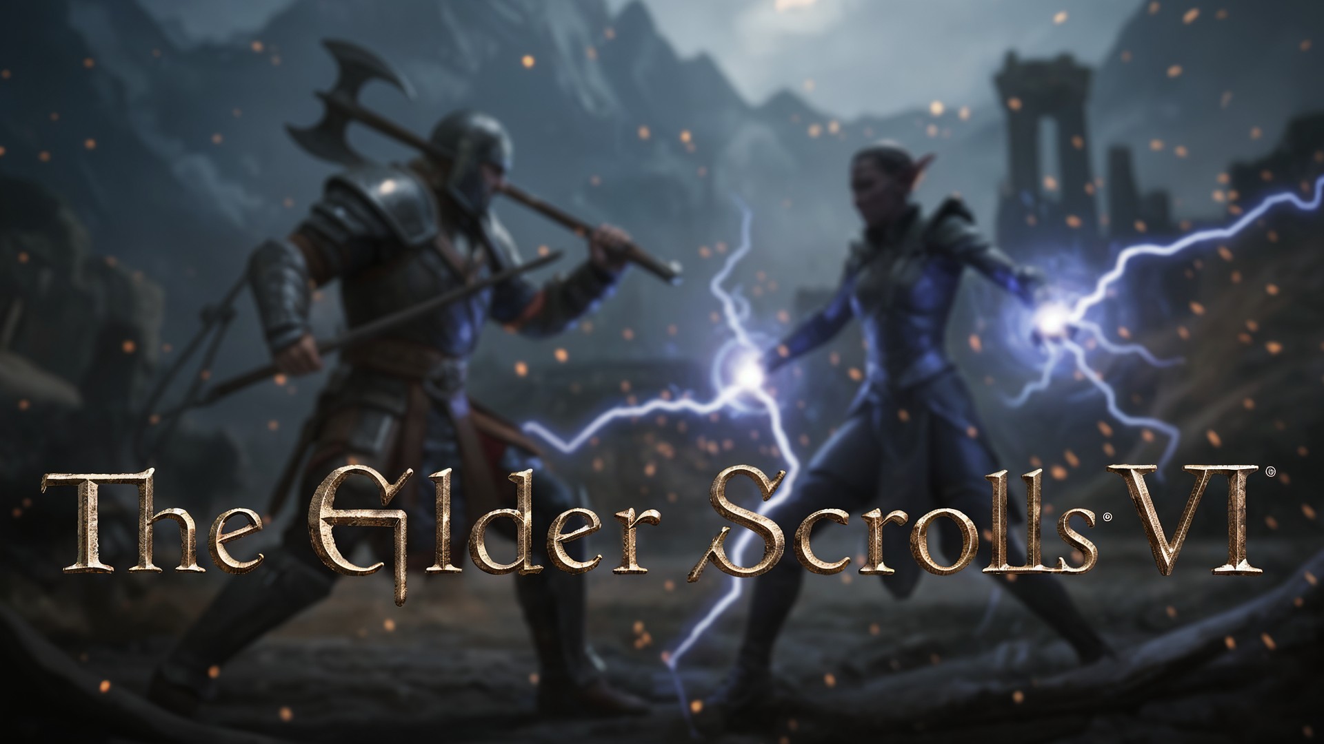Rollenspiel, Bethesda, Videospiel, RPG, Rüstung, Action-RPG, The Elder Scrolls 6, Flammen, Spielegrafik, Magie, Schwert, The Elder Scrolls VI, Kampfszene, Dämon, Krieger, Fantasy-Spiel, Dungeon