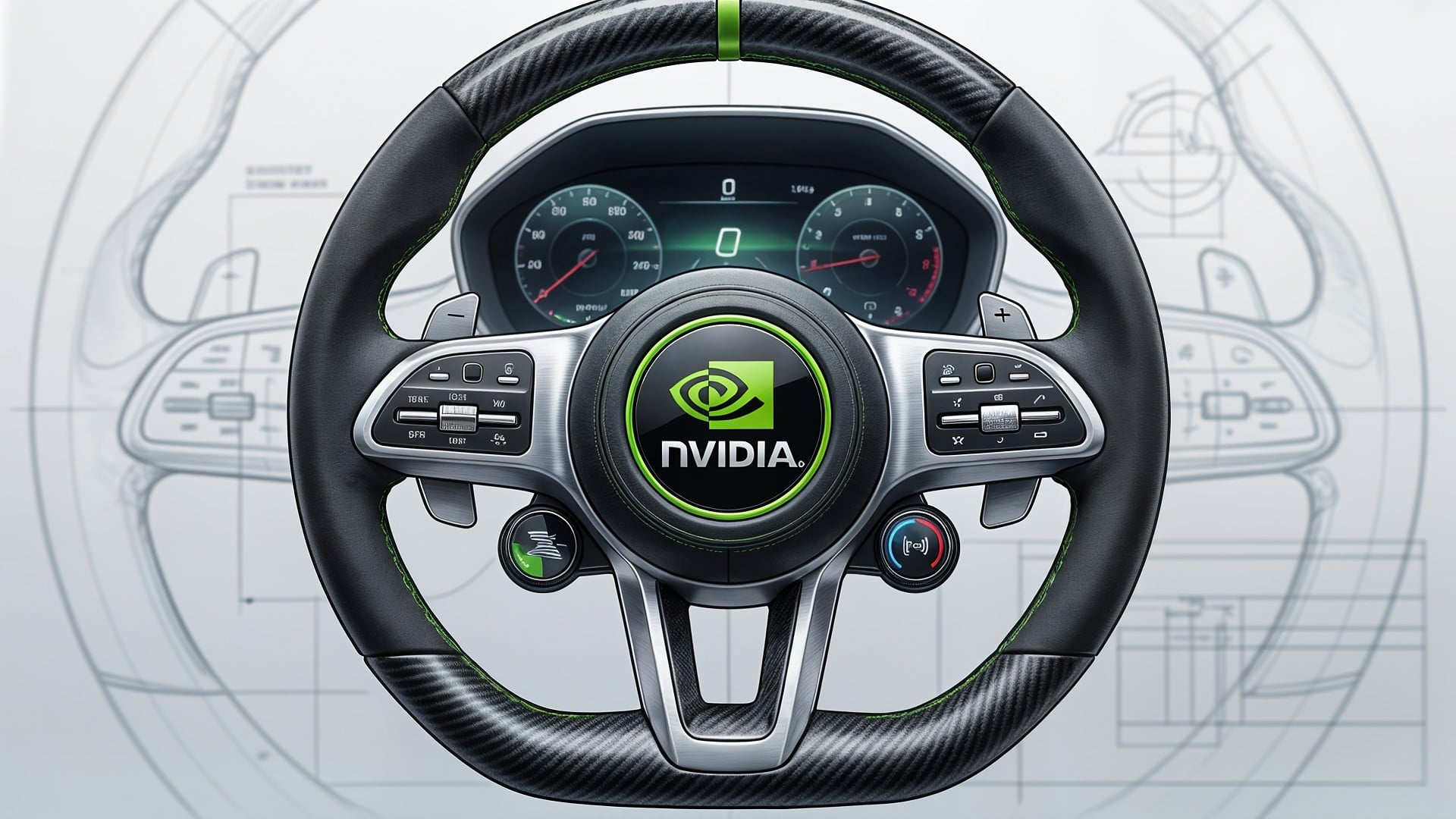 Künstliche Intelligenz, Nvidia, autonomes Fahren, Lenkrad, Infotainmentsystem, Tesla fsd, Fahrerassistenzsystem, Fahrzeugelektronik, Autotechnologie, Verkehrstechnik, Alpamayo, Armaturenbrett, Drive Thor, Rubin Architektur, Fahrzeuginnenraum, Digitales Cockpit, Multifunktionslenkrad, Fahrzeuginnovation