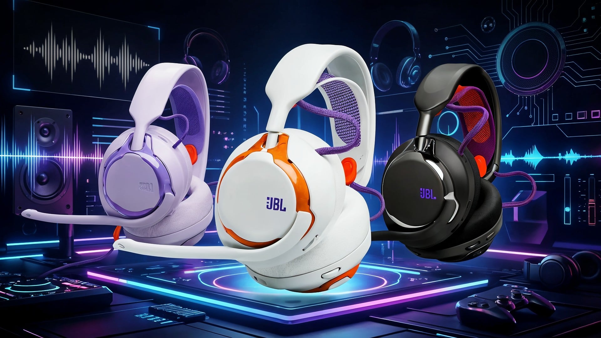 Gaming, Kopfhörer, Audio, Bluetooth, Headset, kabellos, Drahtlos, Ohrhörer, Wireless, ANC, Active Noise Cancelling, Geräuschunterdrückung, Bluetooth-Kopfhörer, Headphones, Active Noise Cancellation, Sound, JBL, Over-Ear, Headsets, Gaming-Headsets, JBL Quantum 950X, JBL Quantum 650X, JBL Quantum 250