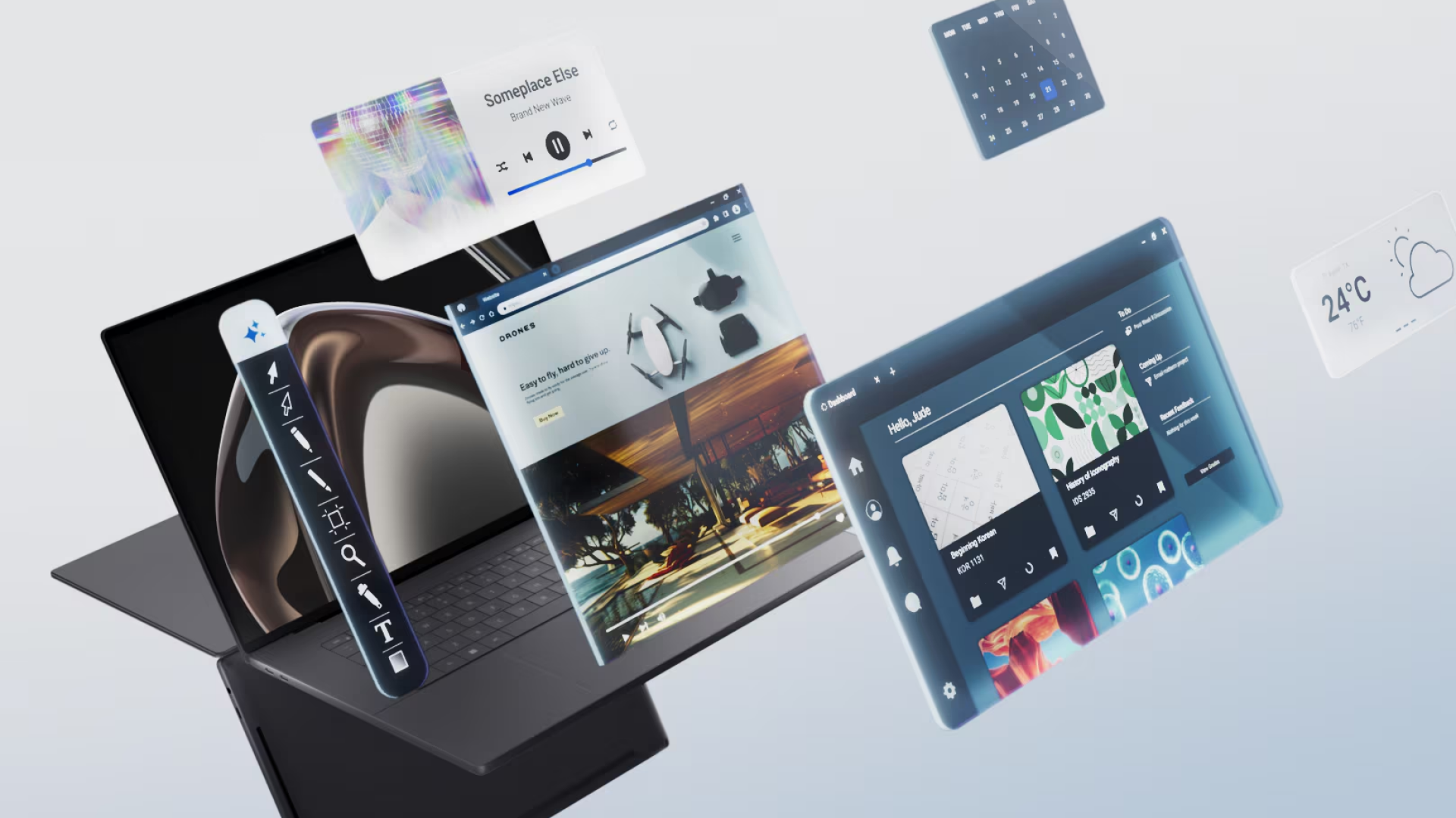 App, Notebook, Laptop, Desktop, Bildschirm, Dell, Dell XPS 14