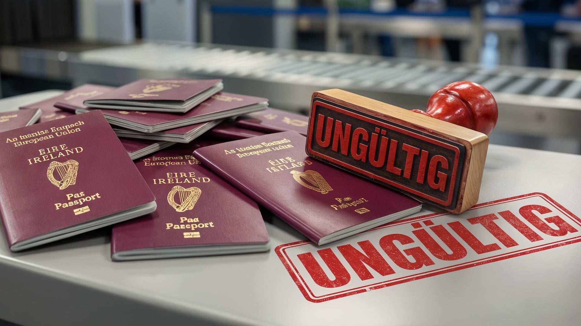 Irland, Ausweis, Pass, Passport, Reisedokumente, Ungültig, Pässe, Ireland