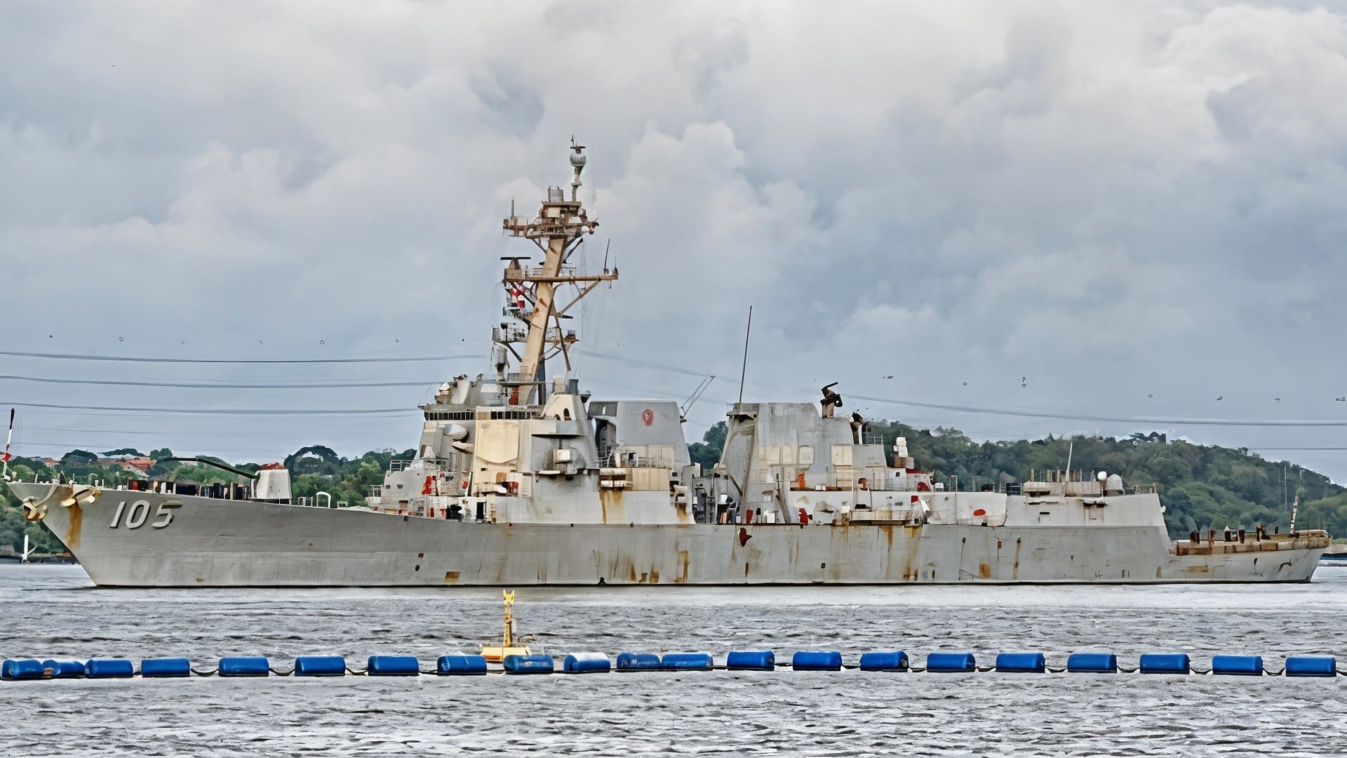 US Navy, Kriegsschiff, Zerstörer, Rost, USS Dewey