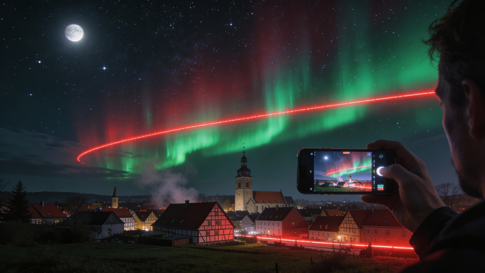 Polarlichter, Nordlichter, Aurora Borealis