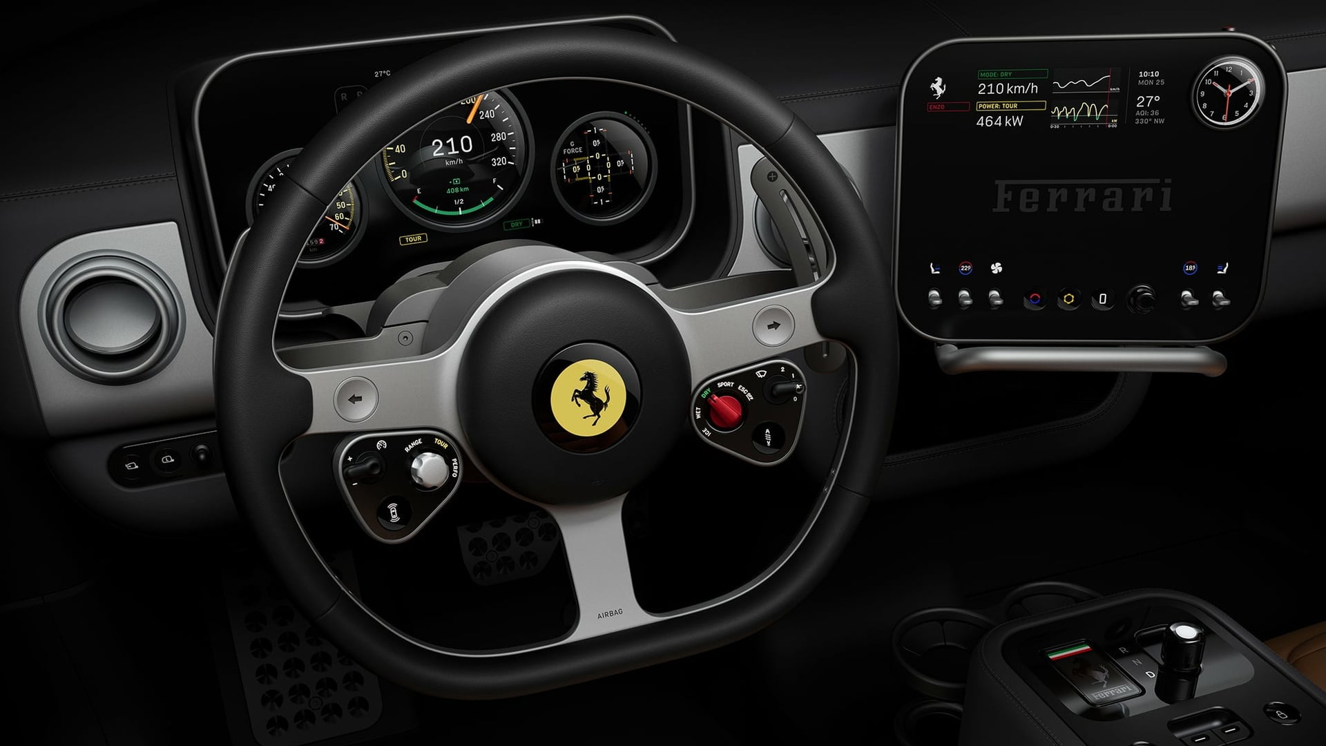 Jony Ive, Lenkrad, Ferrari, Ferrari Elettrica, Luce, Ferrari Luce