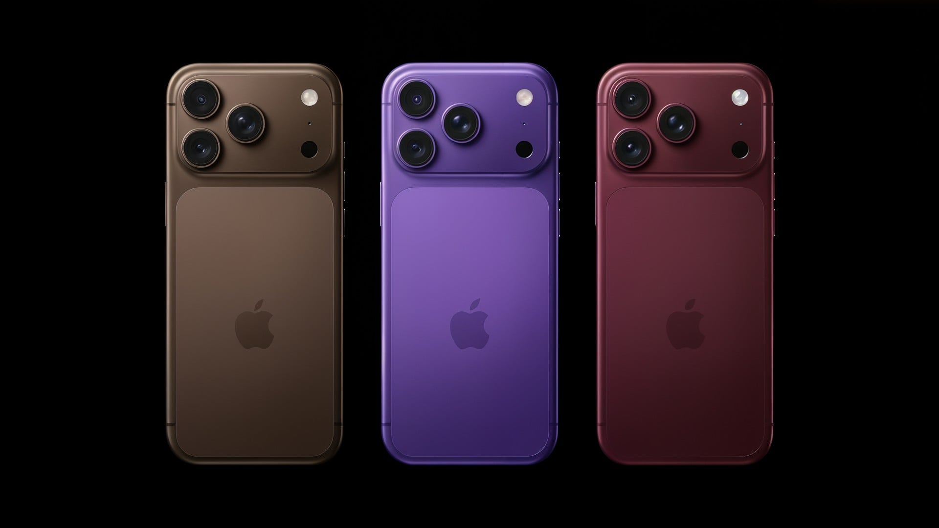 Apple, iPhone 17 Pro, iPhone 18 Pro, Lila, Burgundy Red, Neue Farben, Kaffeebraun