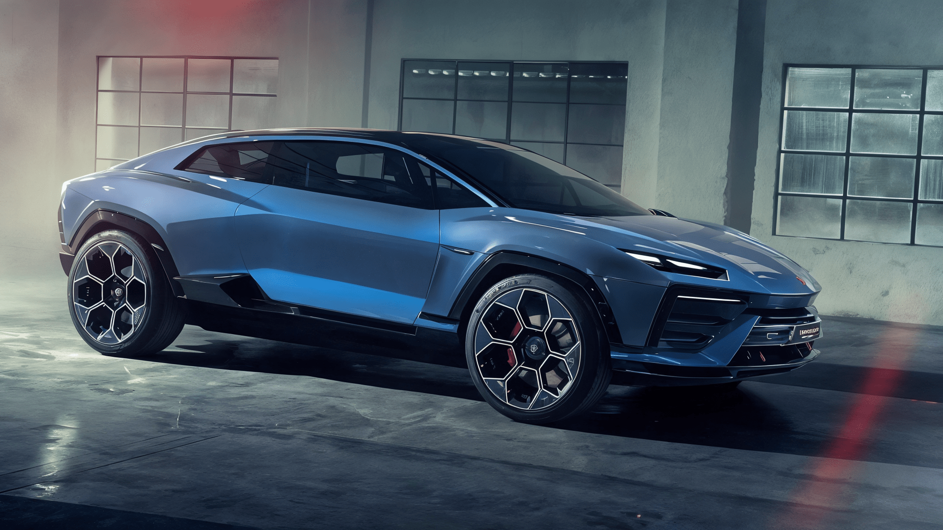 Elektroauto, Automobilindustrie, E-Mobilität, SUV, Elektroantrieb, Lamborghini, Crossover, Konzeptfahrzeug, Supersportwagen, Luxusauto, Automobildesign, Lanzador, Felgen