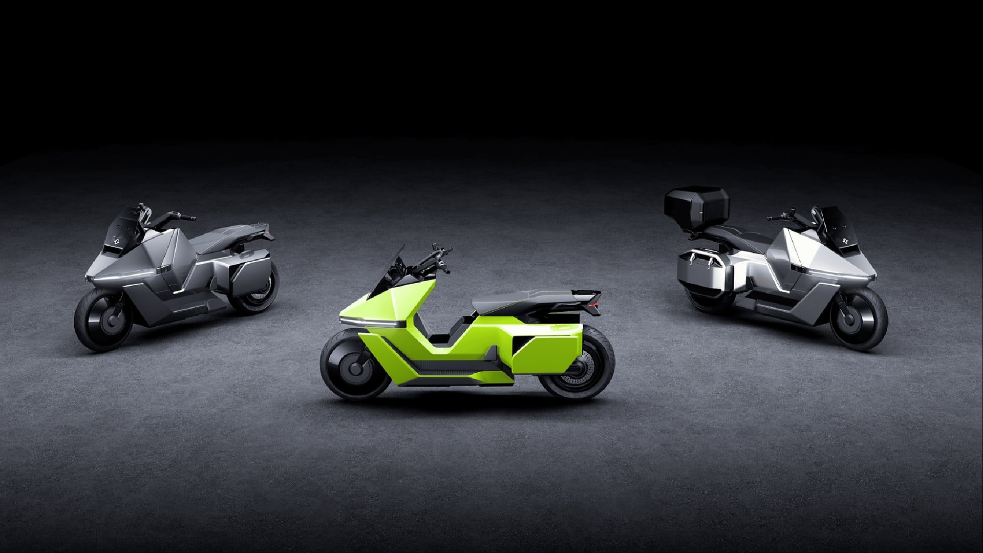 Elektromobilität, E-Scooter, Elektroantrieb, Elektroroller, Produktdesign, Konzeptfahrzeug, E-Motorrad, Omoway, OMO X, Zweirad, Modellvarianten