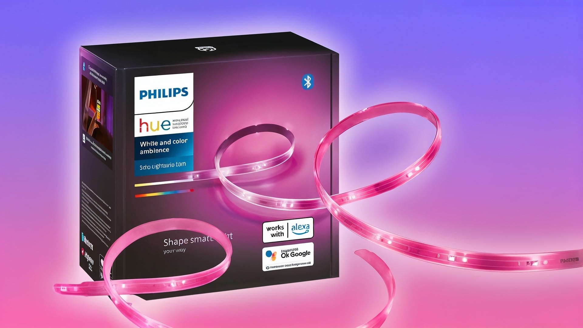 Smart Home, Smarthome, Licht, Led, Smart-Home, Beleuchtung, Lampe, Philips Hue, Lampen, Lightstrips, Leuchtschlauch, Lightstrip Solo