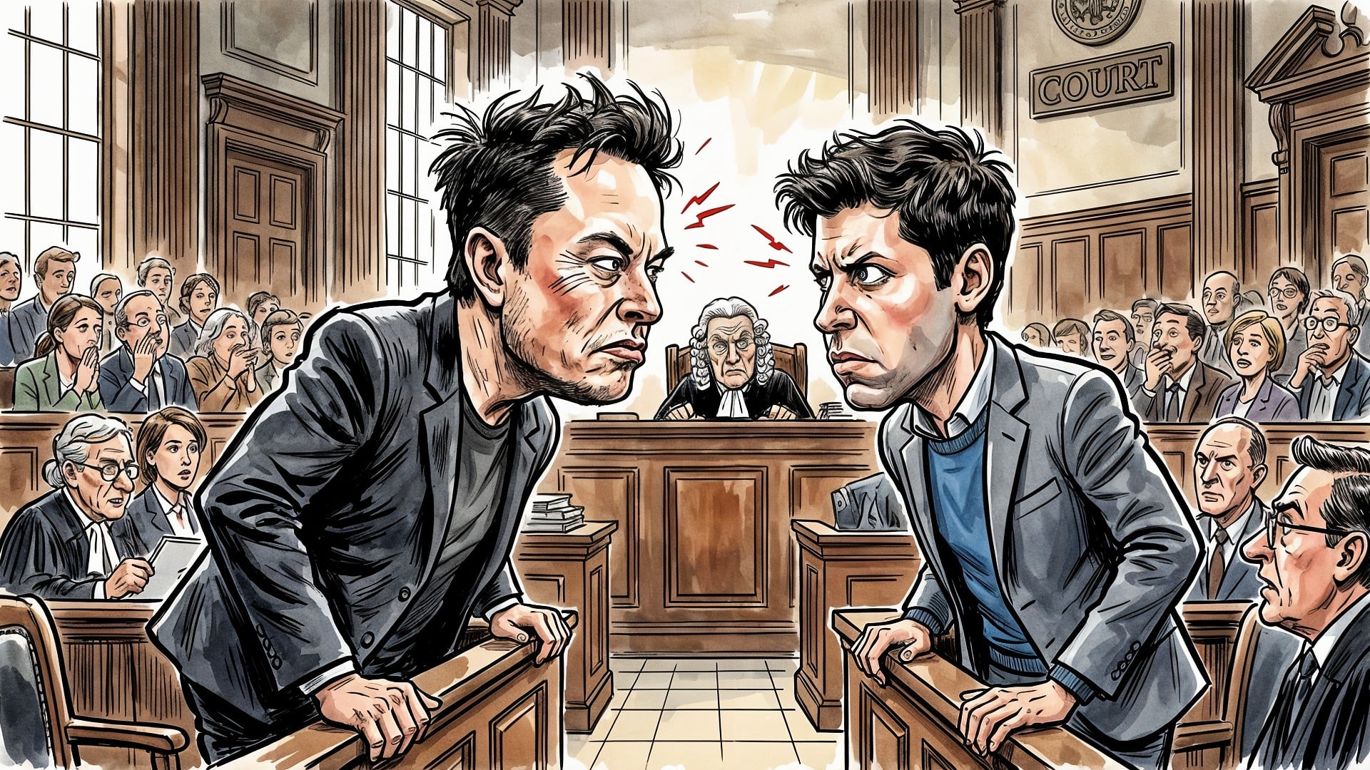 Künstliche Intelligenz, Elon Musk, AI, Klage, Gericht, OpenAI, ChatGPT, Musk, Sam Altman