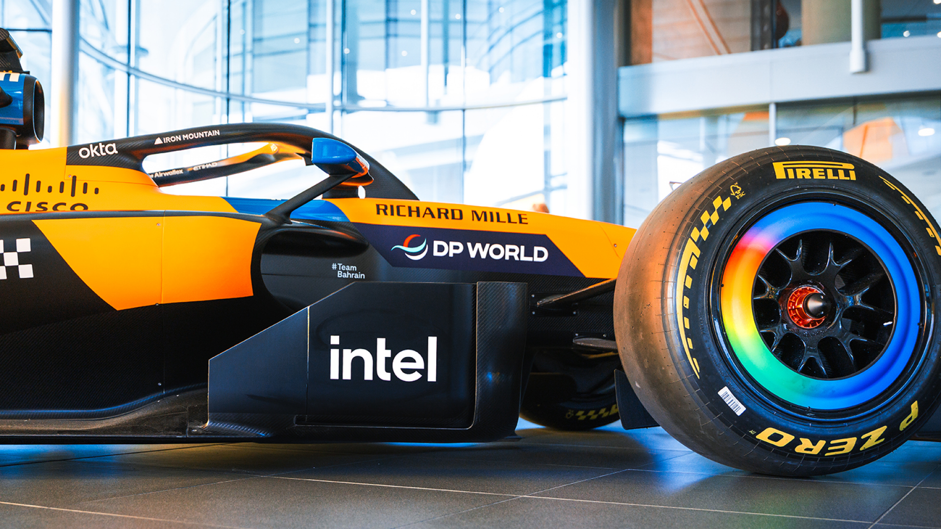 Logo, Intel, Formel 1, Rennwagen, McLaren, Formel Eins, Formula One