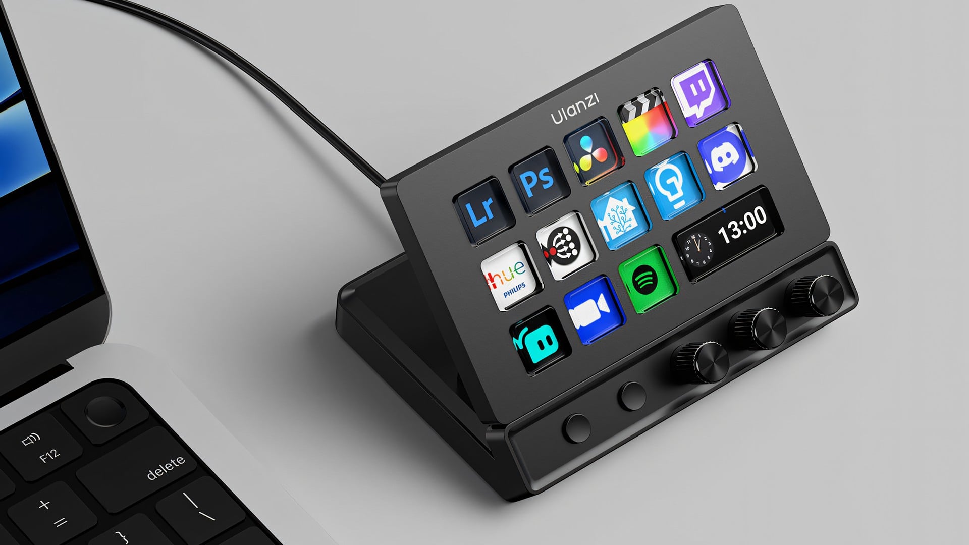 Dial, Ulanzi, Ulanzi D100H, Stream Controller, Drehknopf, Ulanzi DX200, Streamdeck