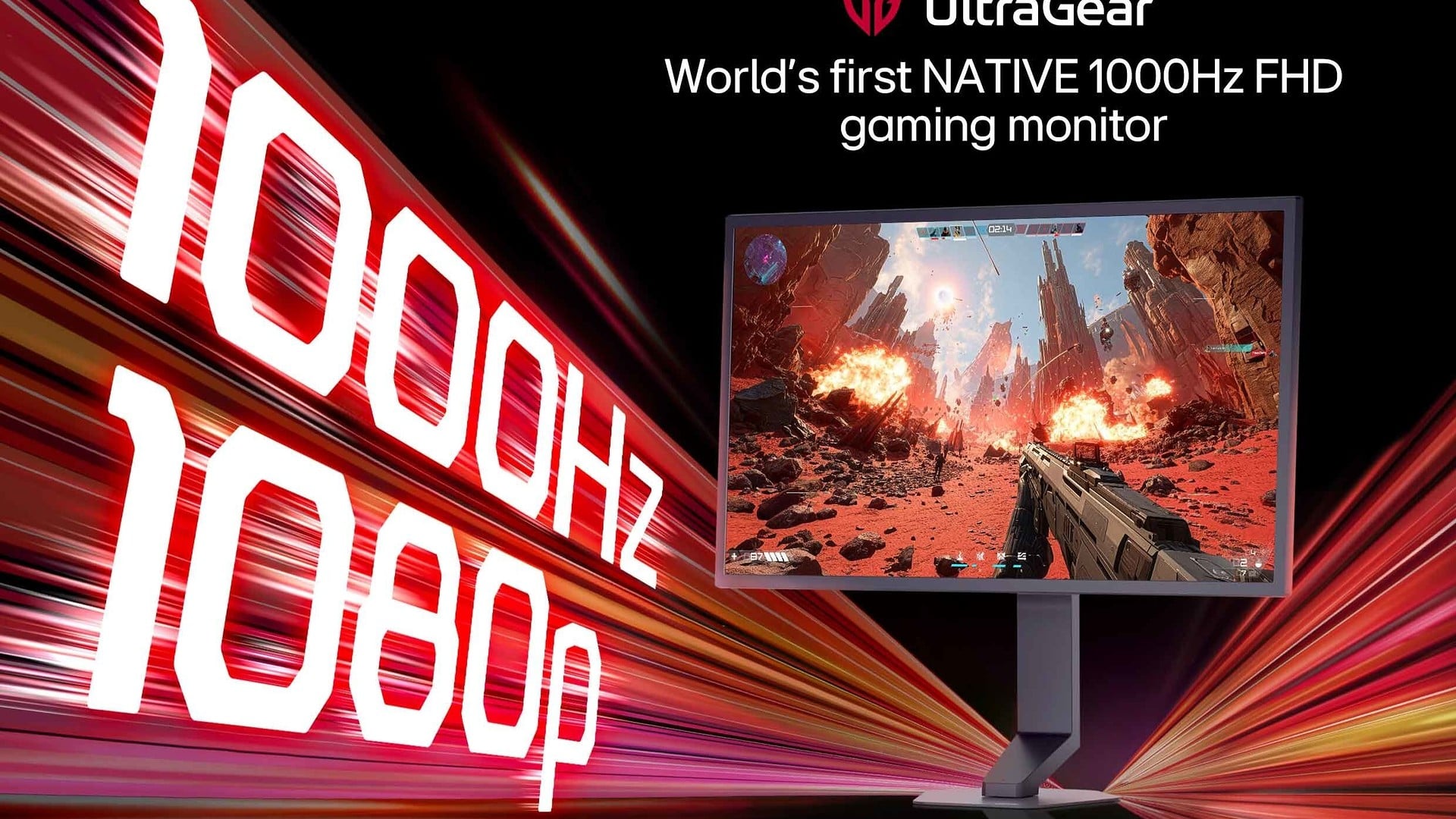 LG, LG Electronics, E-Sport, Bildwiederholrate, Full-HD, Gaming-Monitor, Gaming-Hardware, IPS-Panel, LG UltraGear, 1000 Hertz, 25G590B