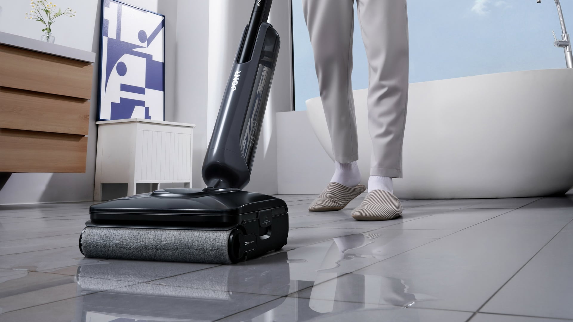 Smart Home, Haushalt, reinigung, Haushaltsgeräte, Staubsauger, Smarthome, Smart-Home, Wischfunktion, Saugen, Wischen, Akkusauger, Akku-Staubsauger, Nasssauger, Handstaugsauger, JONR H2 Pro
