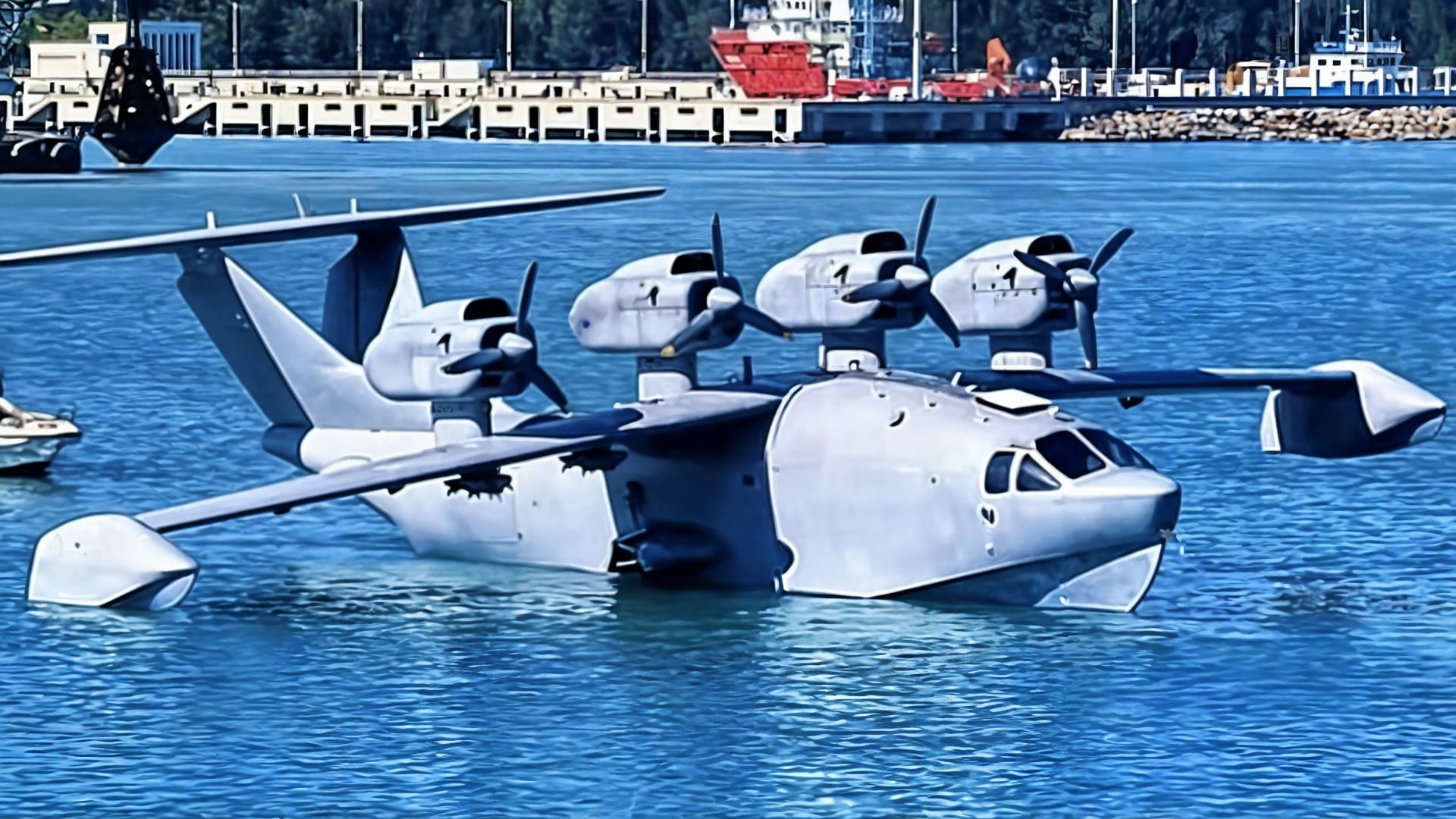 China, Militärtechnik, Ekranoplan, Bohai Seemonster, Bodeneffektfahrzeug