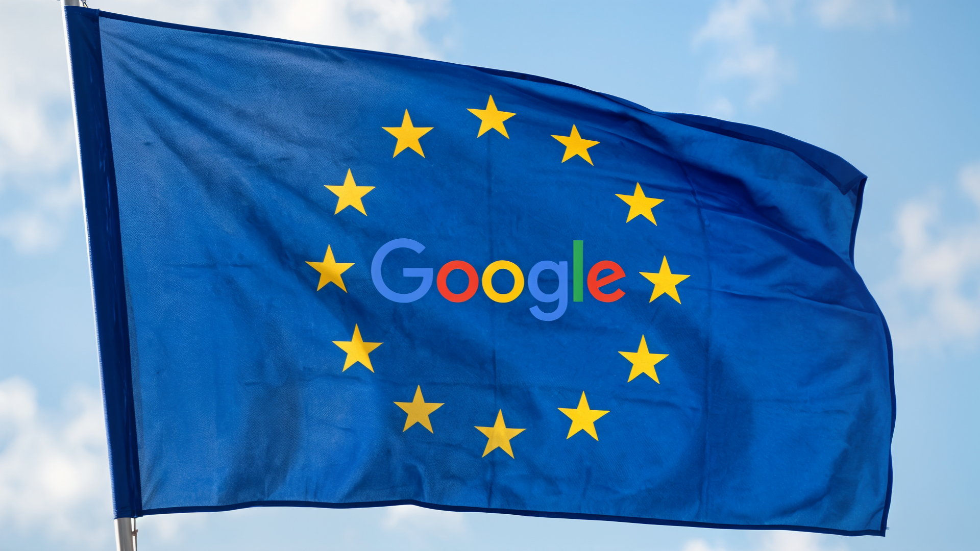 Google, Eu, Europa, Europäische Union, Flagge, Fahne, Europaflagge
